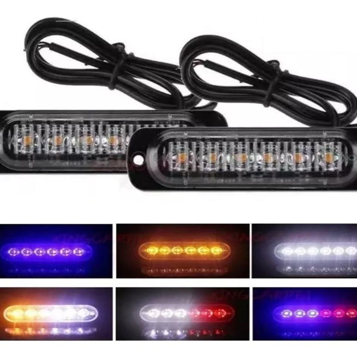 GENERICO - Foco Neblinero LED Estroboscópico 12-24V 12W