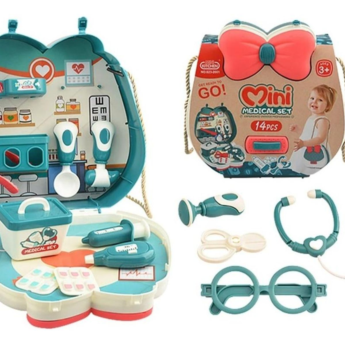 GENERICO - Kit Médico Infantil 15 Piezas Juguete Didáctico