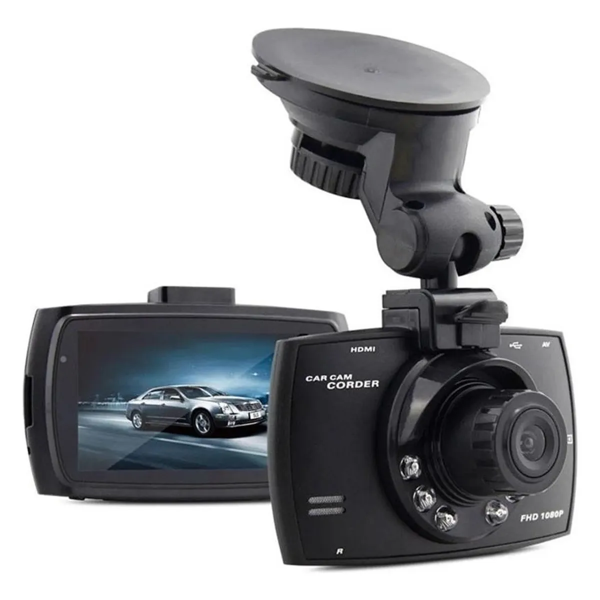 GENERICO - Cámara de Seguridad para Auto con Pantalla HD 1080p