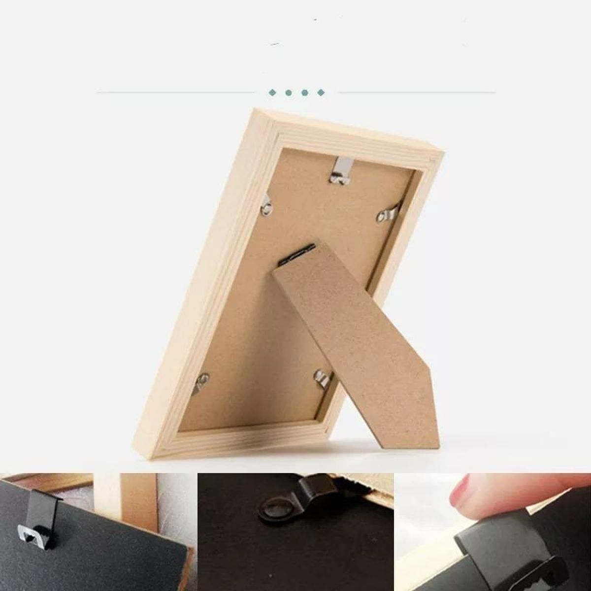 GENERICO - Marco Decorativo para Foto 25x30cm de Madera