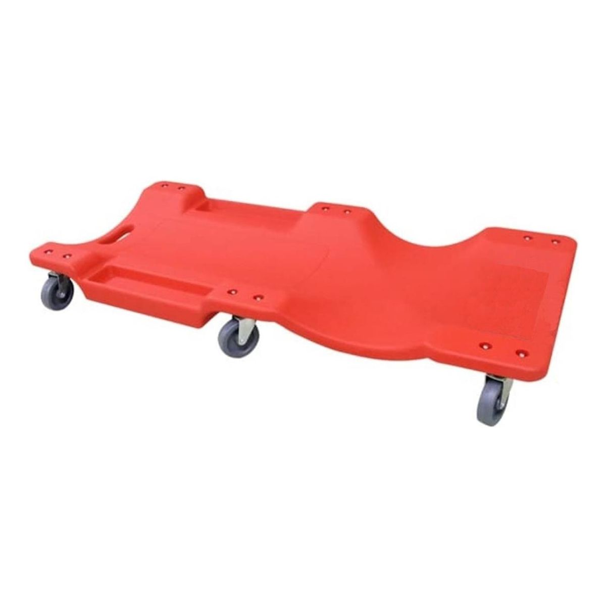 GENERICO - Camilla Mecánica Plástica con Ruedas Ergonómica