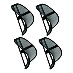 GENERICO - Pack de 4 Respaldo Lumbar Ergonómico para Mejorar Postura