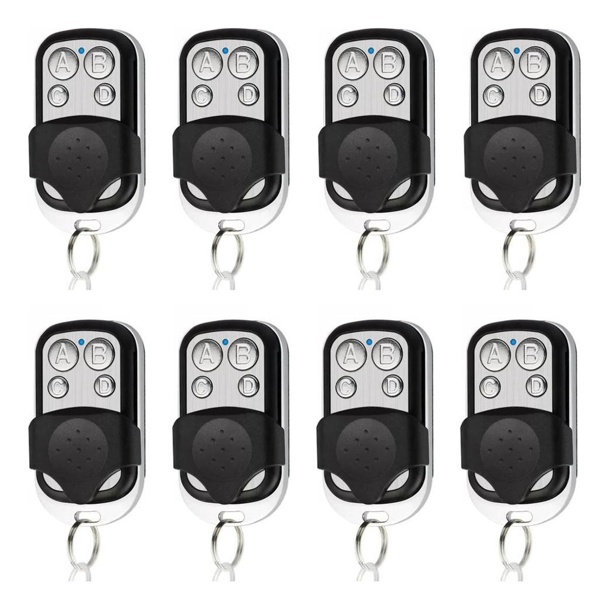 GENERICO - Pack de 8 Controles Remotos Universales para Portones
