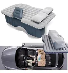 GENERICO - Colchón Inflable para Auto con Compresor y Almohadas