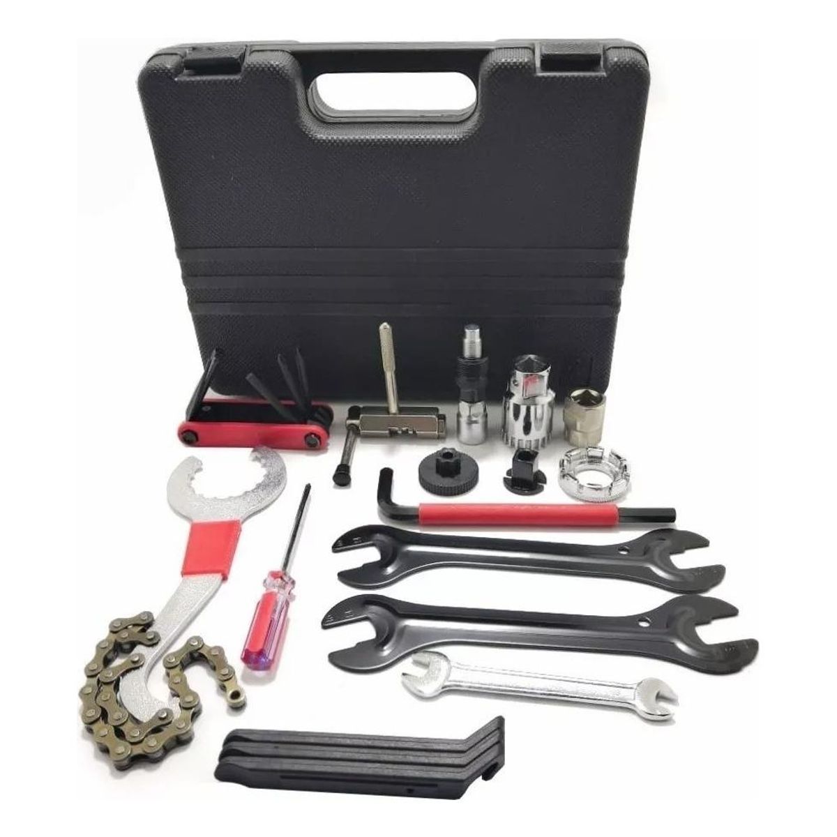 GENERICO - Kit Compacto de Herramientas para Bicicleta - 15 Pzas