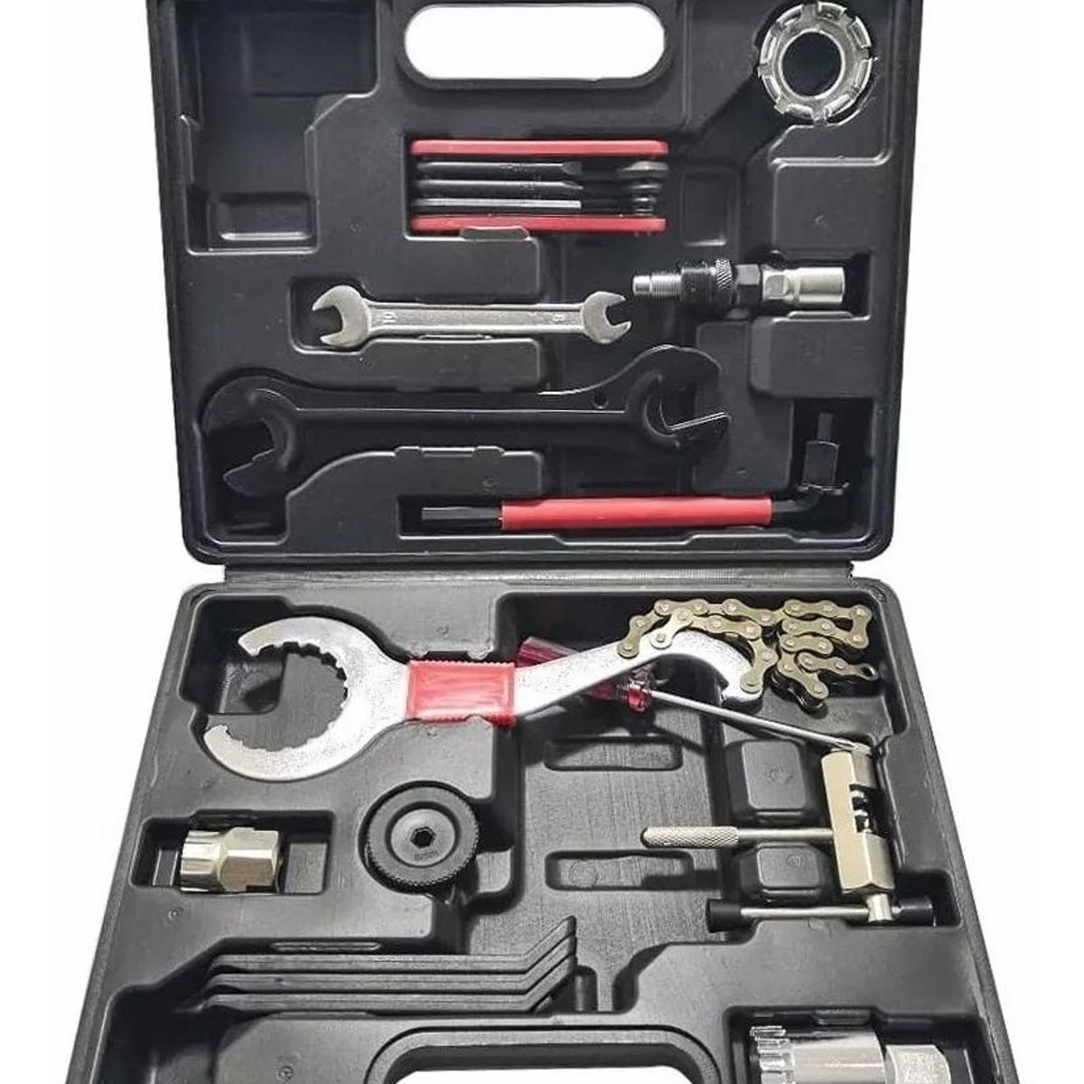 GENERICO - Kit Compacto de Herramientas para Bicicleta - 15 Pzas