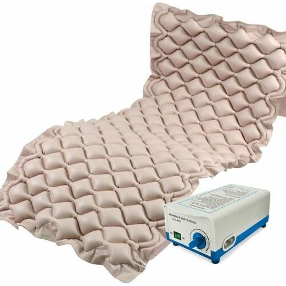 GENERICO - Colchón Antiescara con Motor para 1 Plaza Color Beige