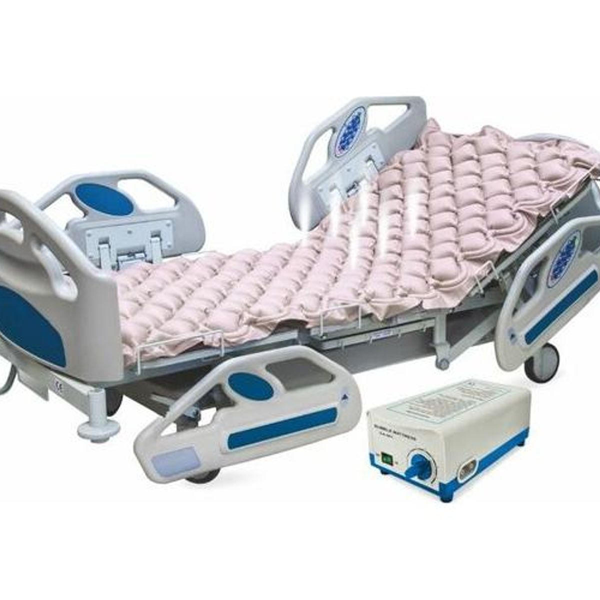 GENERICO - Colchón Antiescara con Motor para 1 Plaza Color Beige