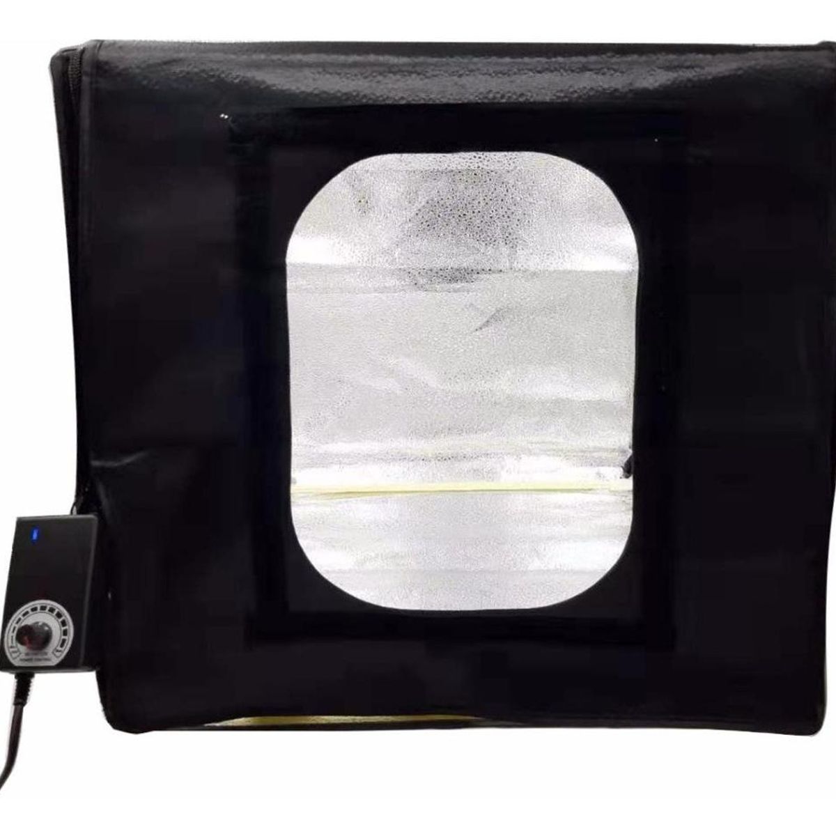 GENERICO - Set Fotográfico Portátil Softbox 40x40 cm con Luz LED