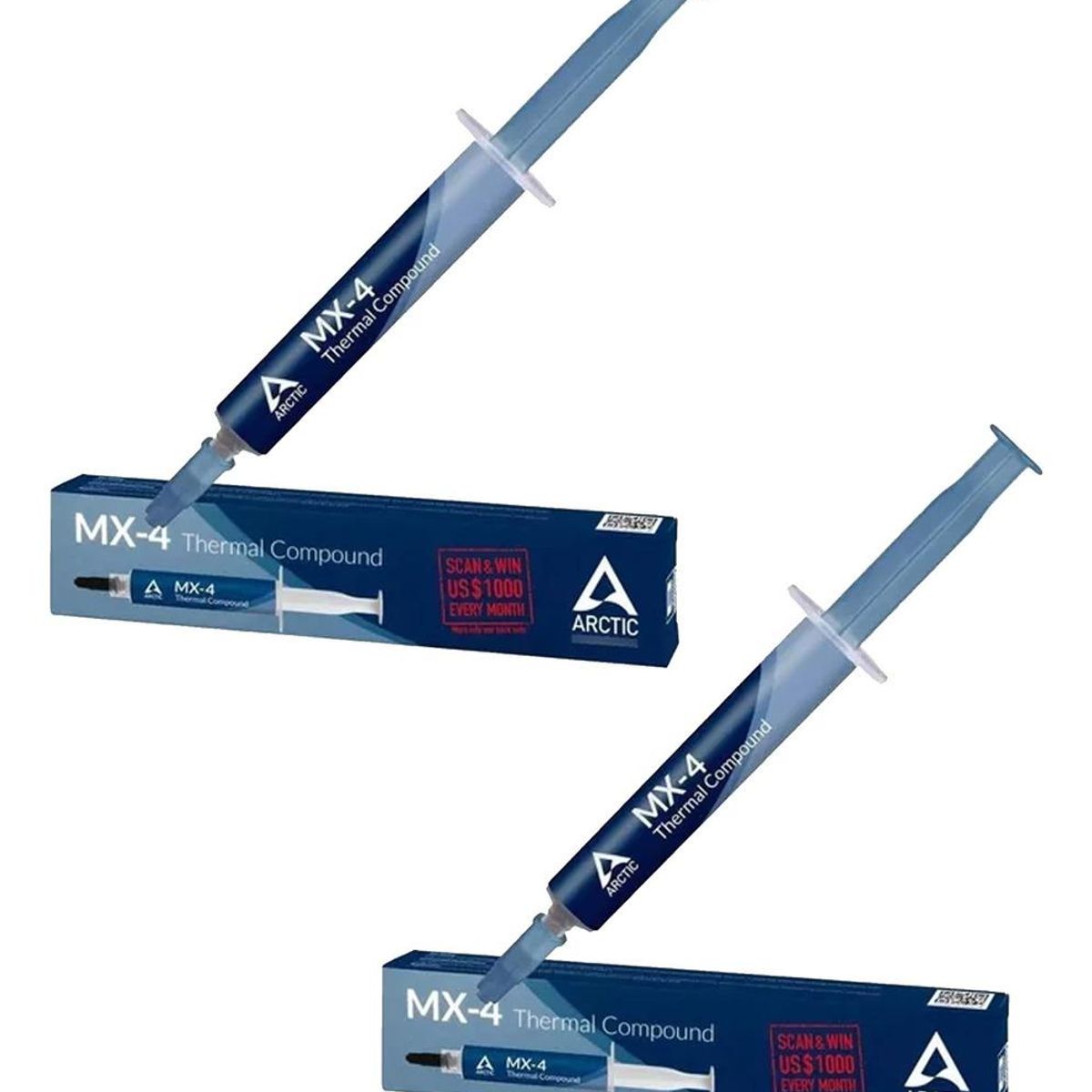 GENERICO - Pack de 2 Jeringas de Pasta Térmica Arctic MX-4 4g