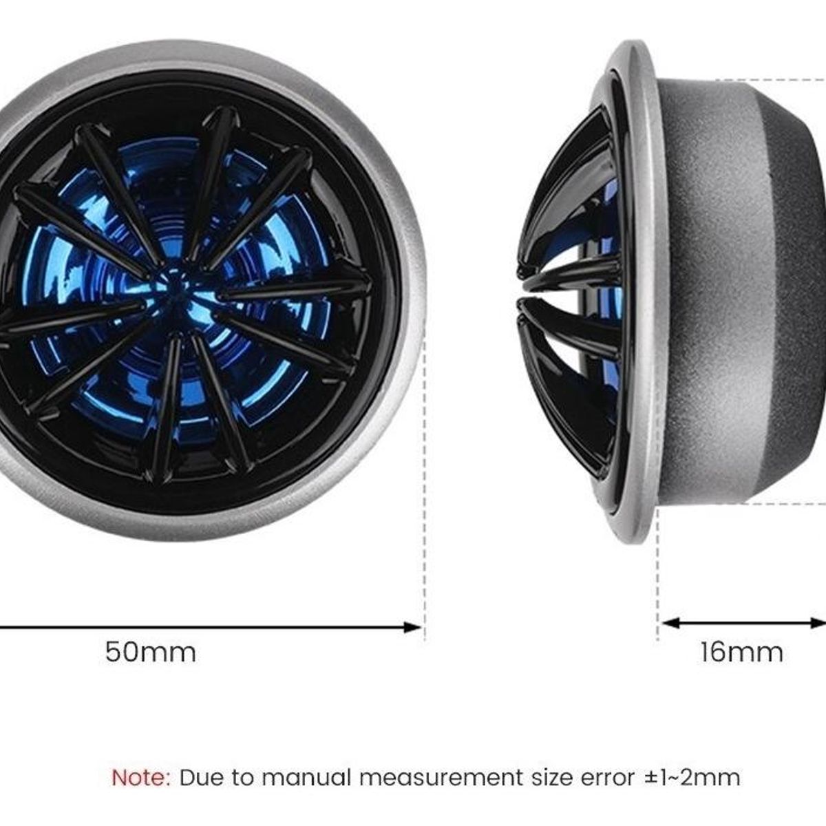 GENERICO - Kit de Tweeters de Sonido de 150W para Vehículos Compactos