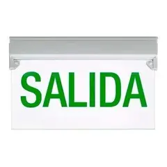 GENERICO - Letrero LED de Salida de Emergencia Recargable