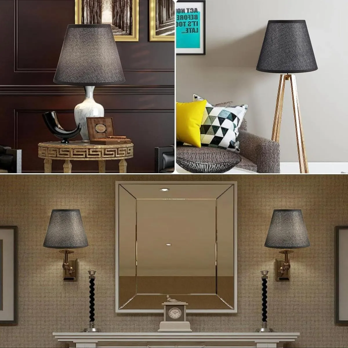 GENERICO - Pantalla Decorativa Extendible para Lámpara E27