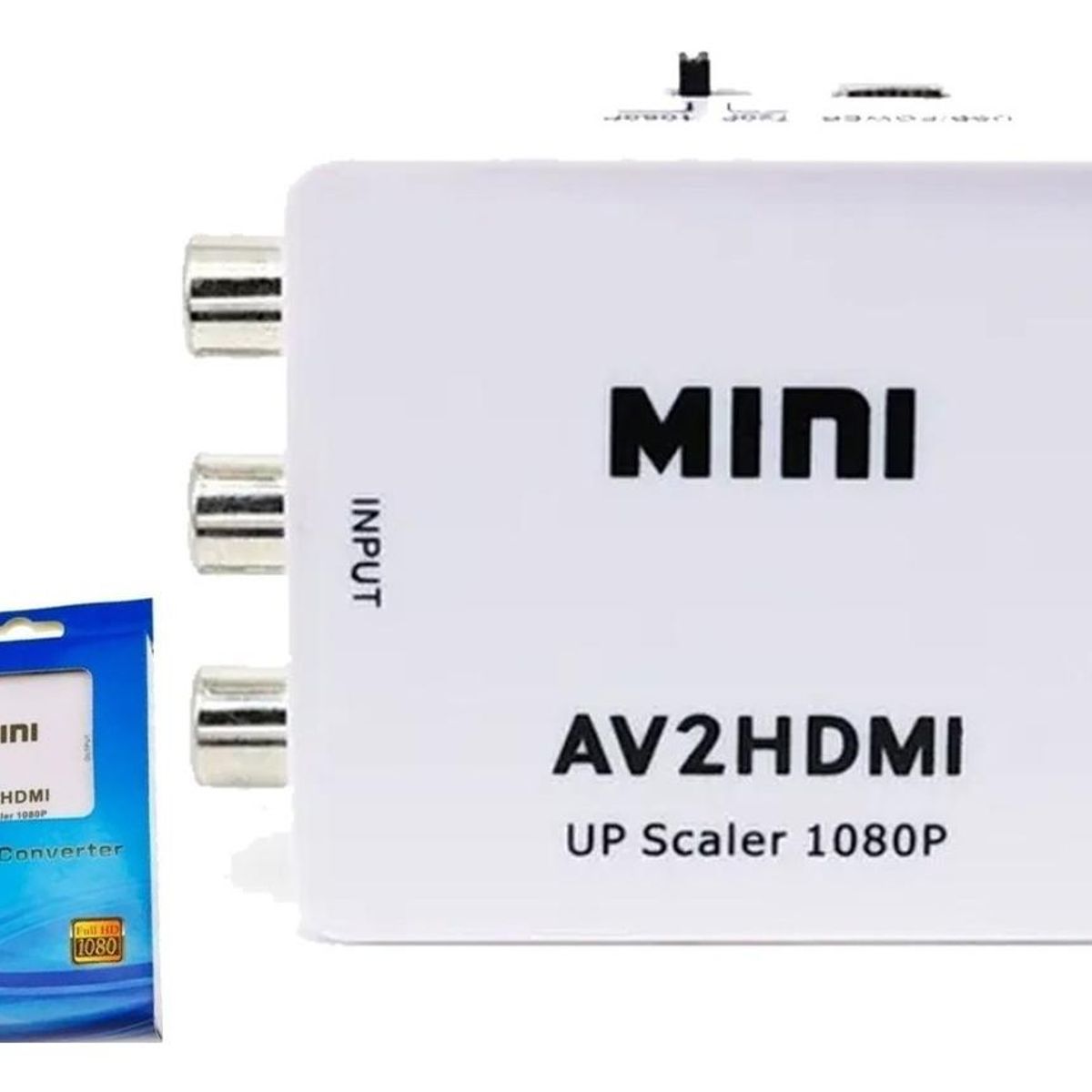 GENERICO - Pack de 2 Adaptadores AV RCA a HDMI Digital