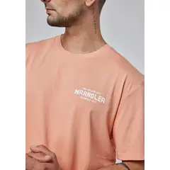 WRANGLER - Polera Hombre Graphic Tee Branded Melon