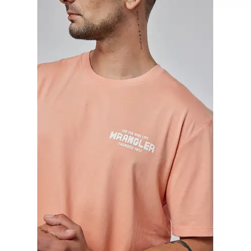 WRANGLER - Polera Hombre Graphic Tee Branded Melon
