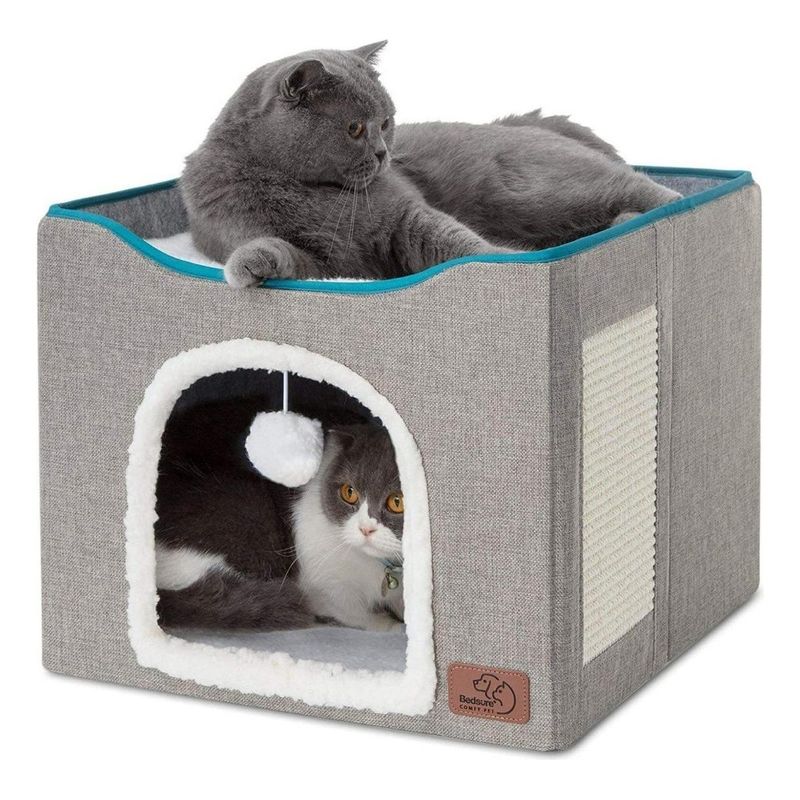 GENERICO - Cama Cubo Multifuncional para Gatos y Perros Pequeños