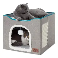 GENERICO - Cama Cubo Multifuncional para Gatos y Perros Pequeños