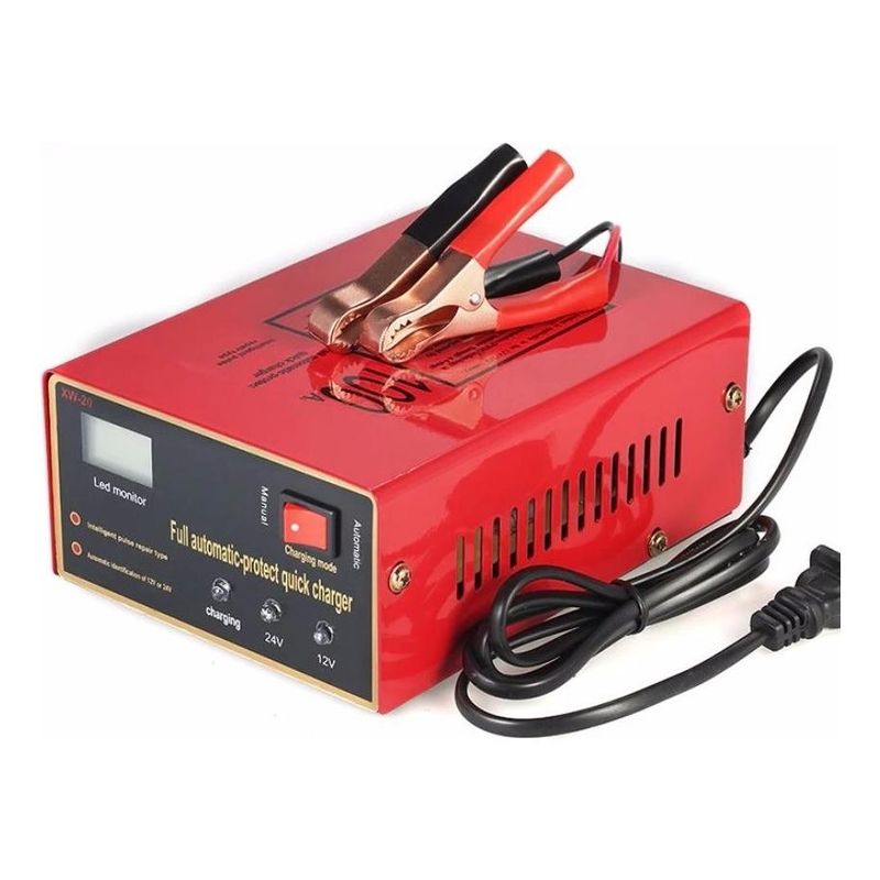 GENERICO - Cargador de Baterías 220V para 12V y 24V