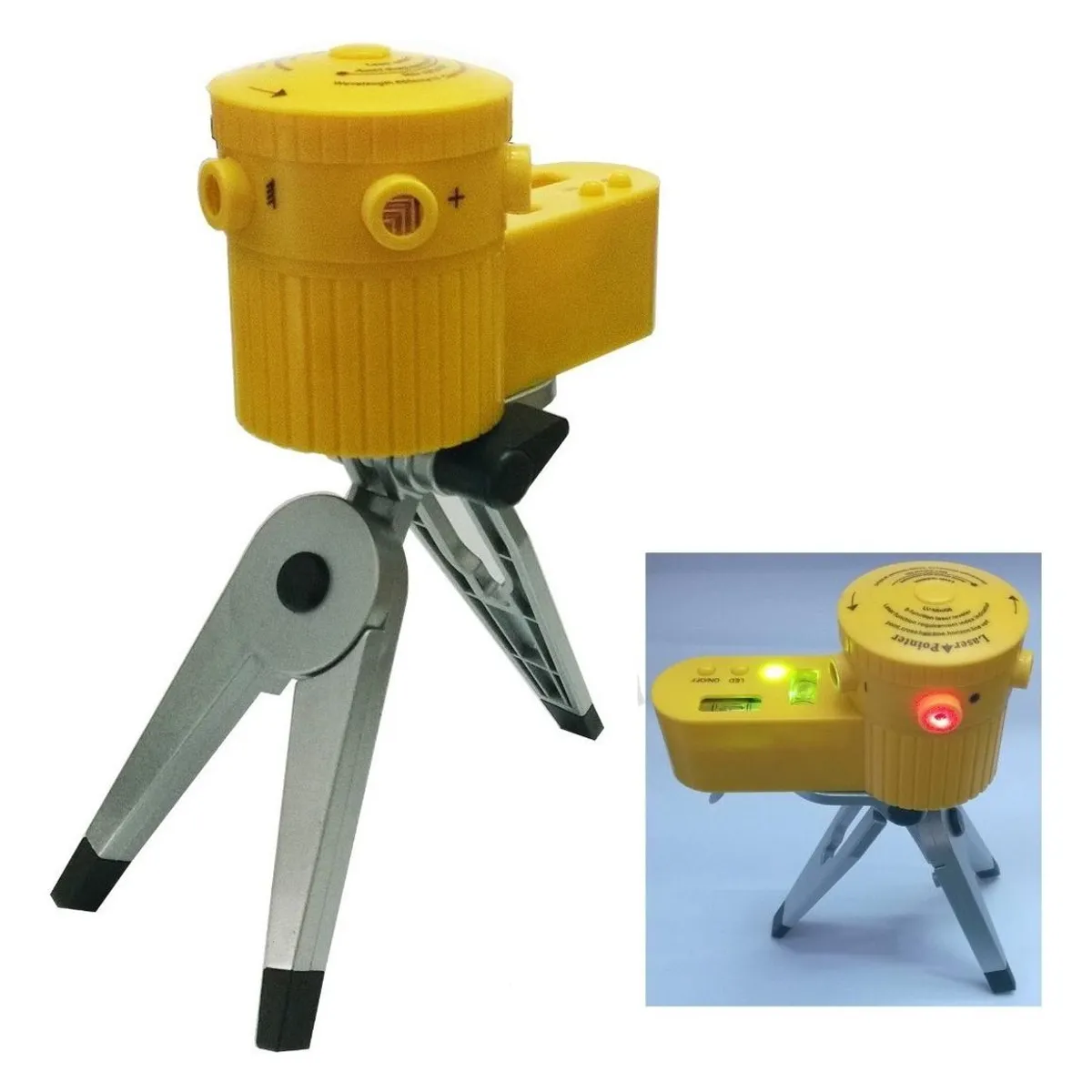 GENERICO - Nivel Láser Multifuncional 5 Líneas con Trípode