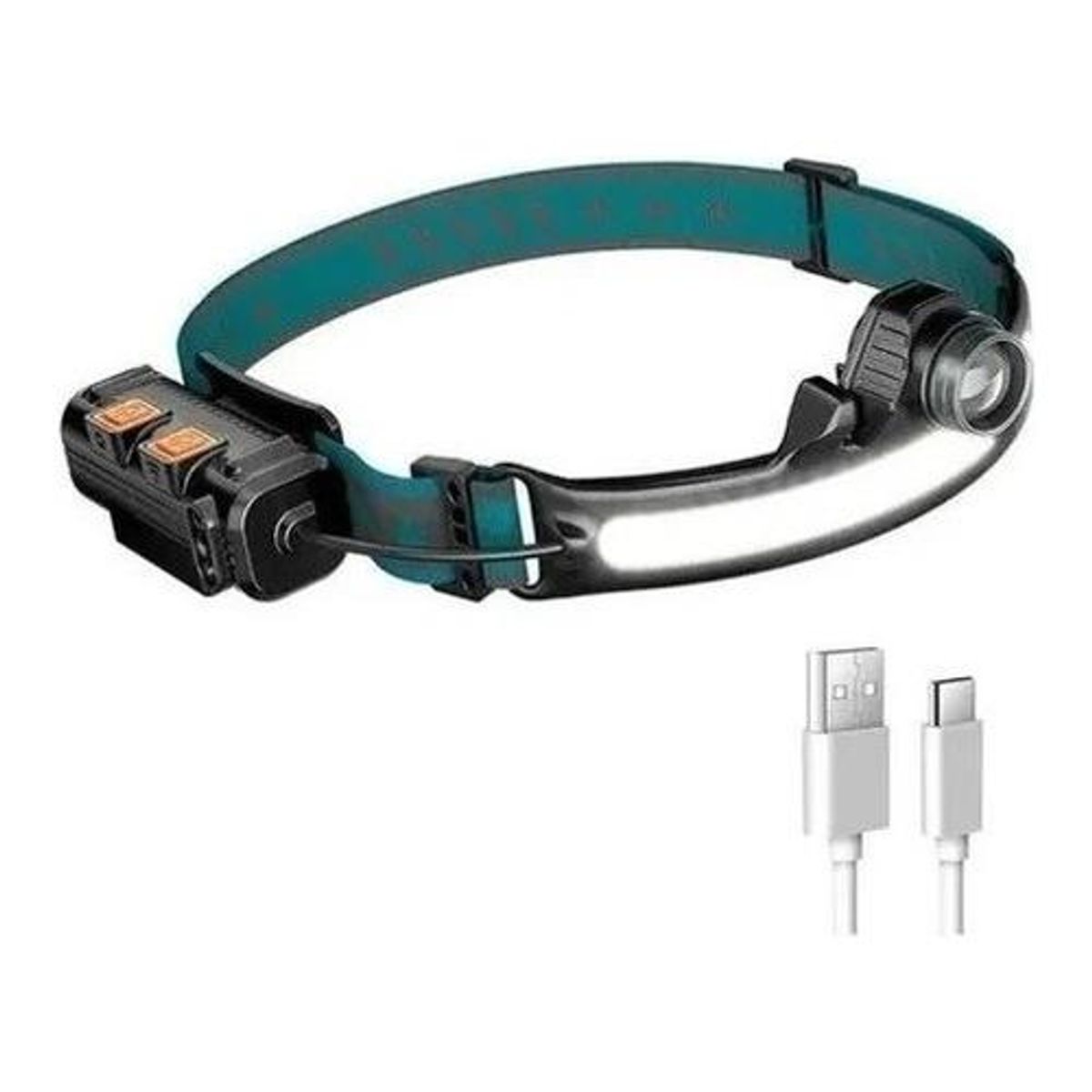 GENERICO - Linterna Frontal LED Alta Potencia para Camping