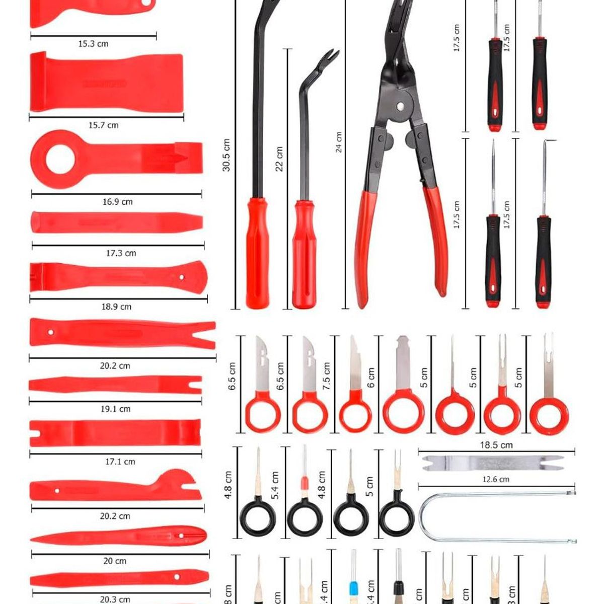 GENERICO - Kit de Herramientas de Desmontaje de Audio para Auto - 38 Piezas