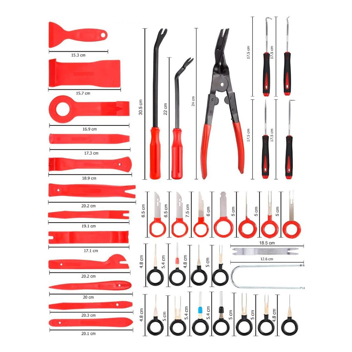 GENERICO - Kit de Herramientas de Desmontaje de Audio para Auto - 38 Piezas