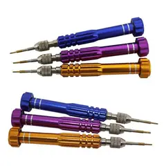GENERICO - Pack de 6 Destornilladores de Precisión 5 en 1
