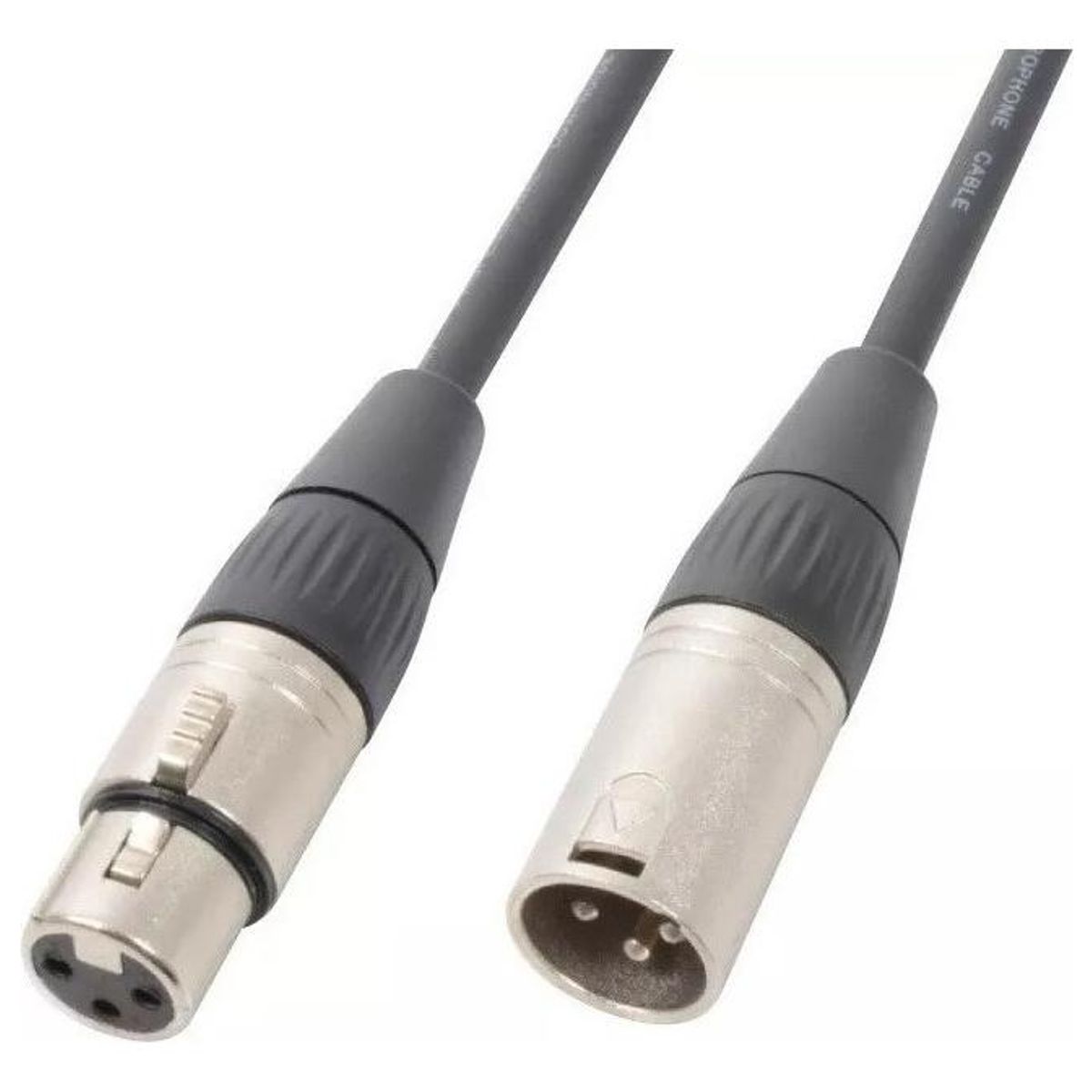 GENERICO - Cable de Extensión DMX-XLR 18m Pack de 2 Unidades