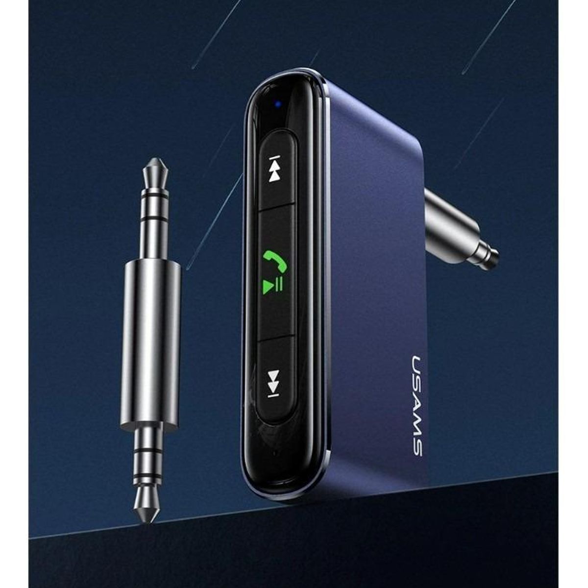 GENERICO - Receptor Bluetooth 50 para Auto con Manos Libres 35mm