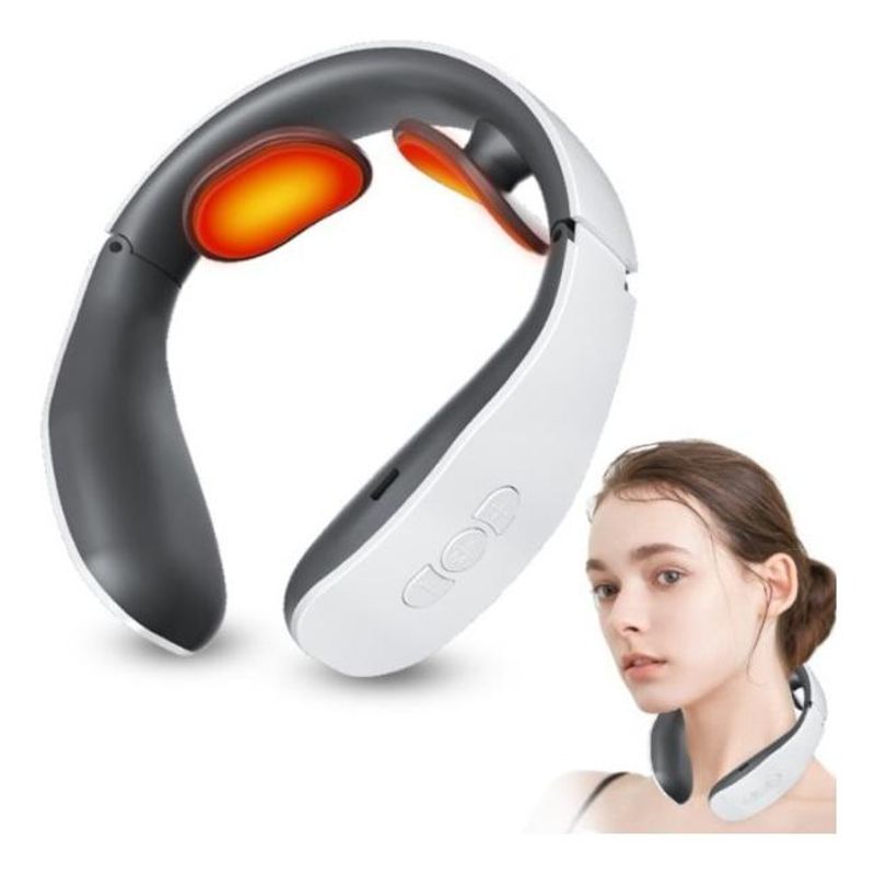 GENERICO - Masajeador Eléctrico de Cuello Cervical USB con 6 Modos
