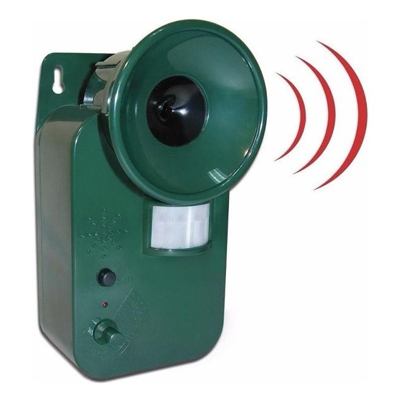 GENERICO - Repelente Ultrasonico con Sensor de Movimiento 8 Metros