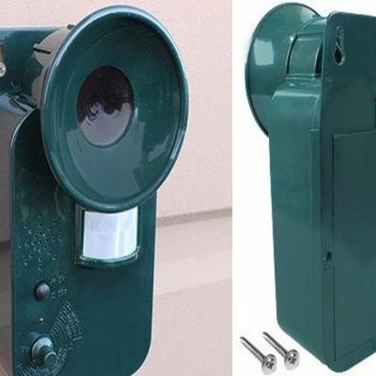 GENERICO - Repelente Ultrasonico con Sensor de Movimiento 8 Metros