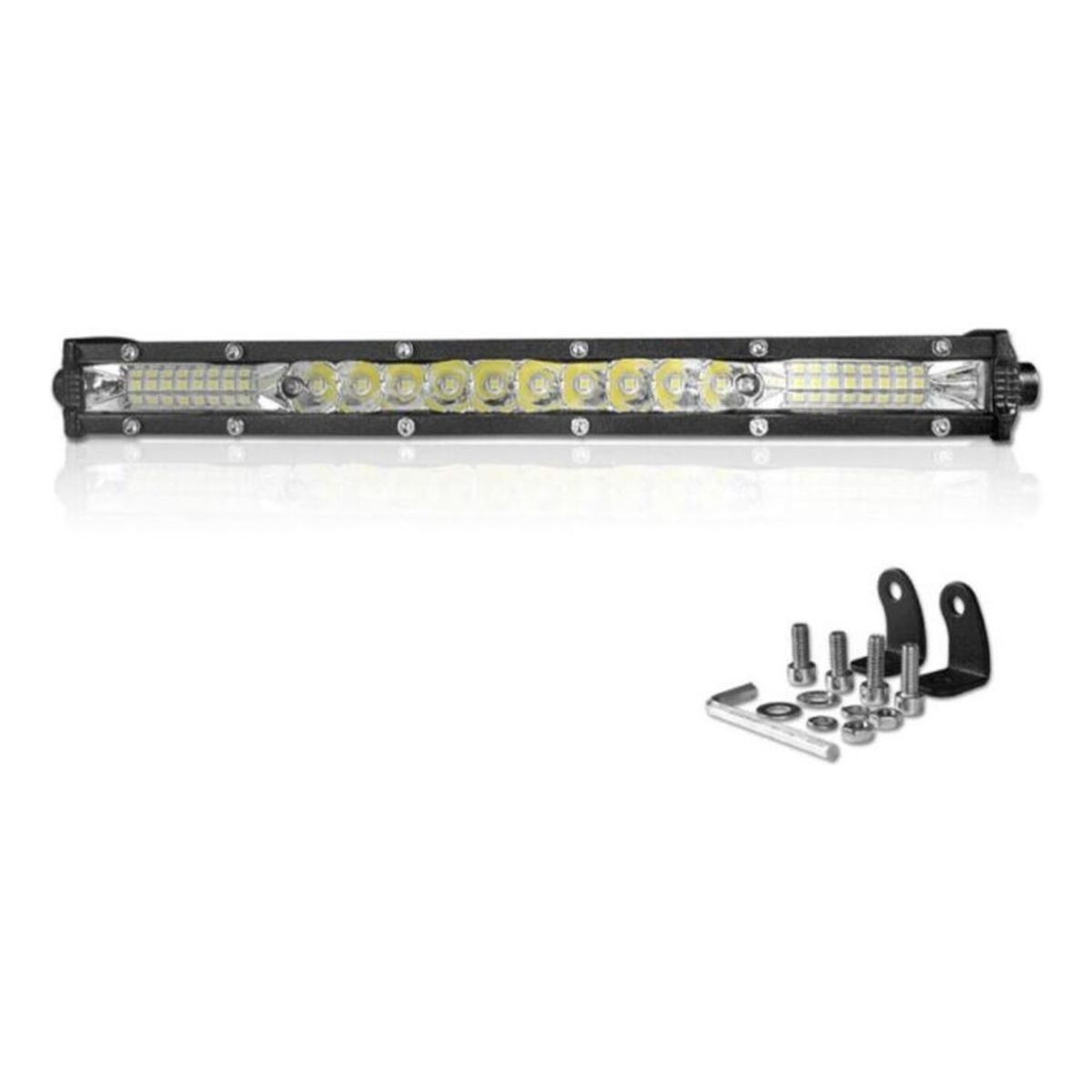 GENERICO - Barra LED 11 Pulgadas Ultrafina 78W IP67