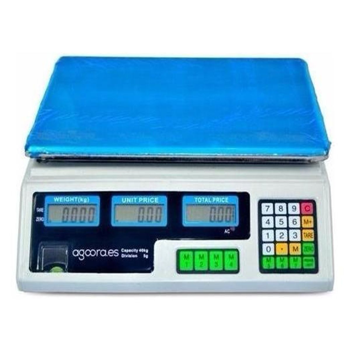 GENERICO - Balanza Digital Comercial 40 Kg con Doble Visor LED