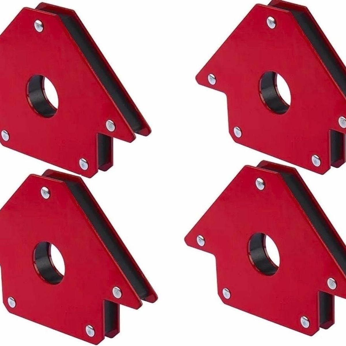 GENERICO - Pack de 4 Escuadras Magnéticas para Soldar 110 mm