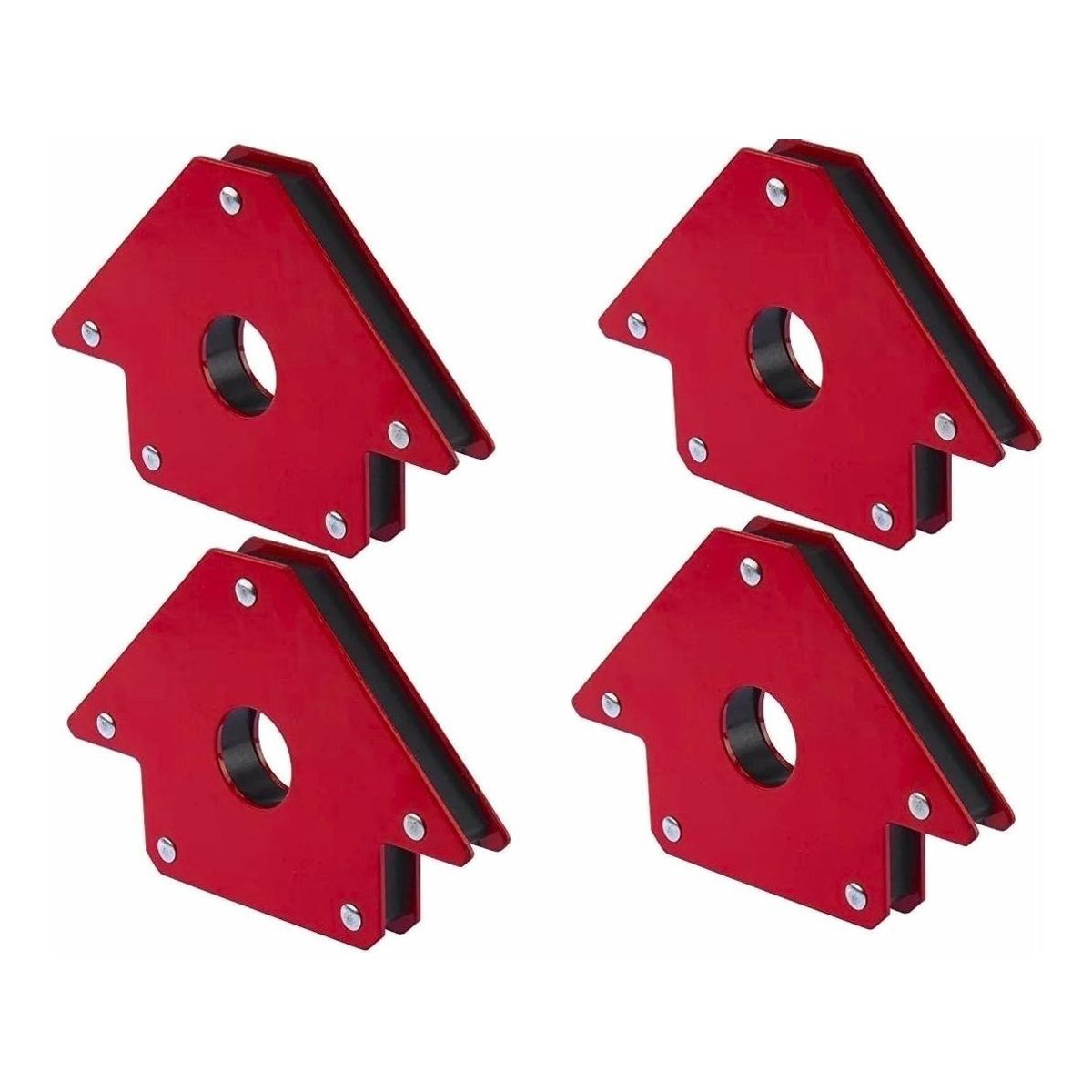 GENERICO - Pack de 4 Escuadras Magnéticas para Soldar 110 mm