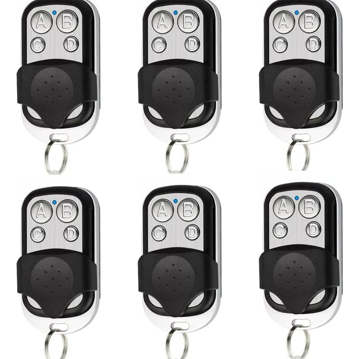 GENERICO - Pack de 6 Control Remoto Universal para Portón Eléctrico