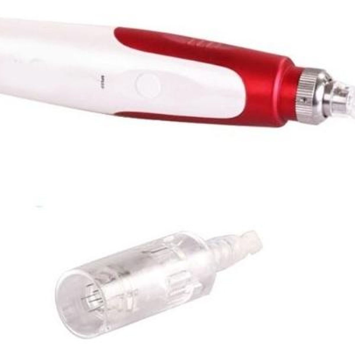 GENERICO - Dermapen de Microagujas con Repuestos y 5 Niveles de Velocidad