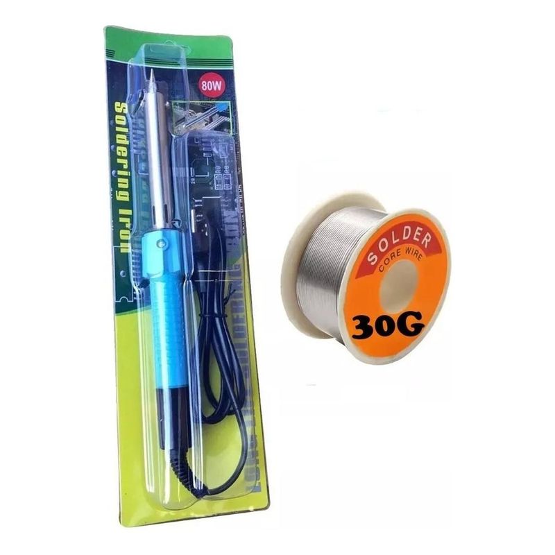 GENERICO - Cautín Eléctrico Tipo Lápiz de 80W para Soldar