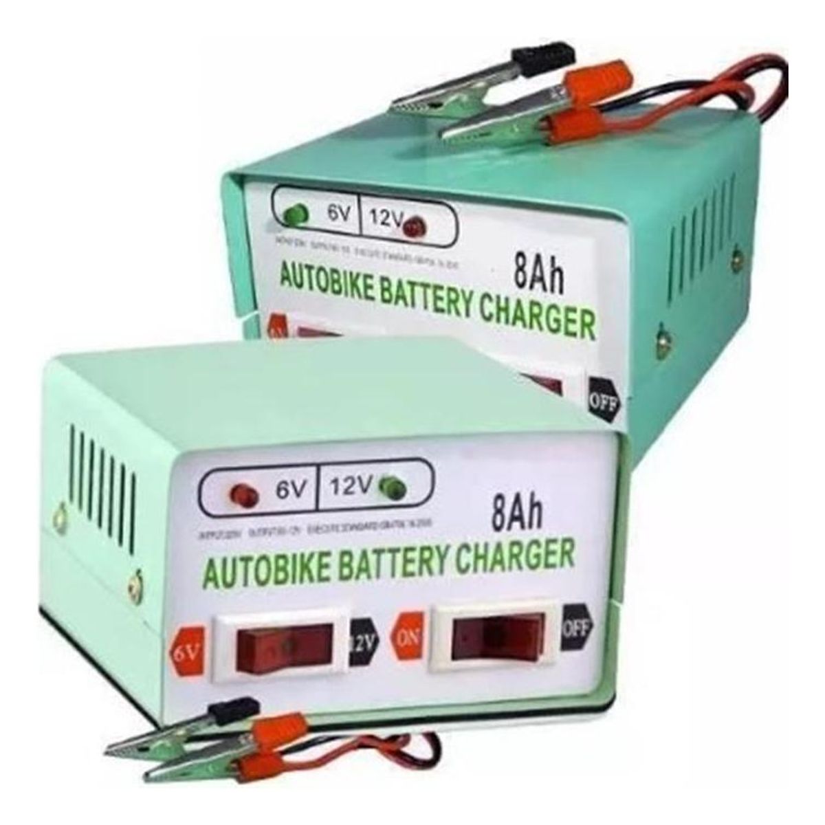 GENERICO - Cargador de Batería Universal para Autos y Motos 12V6V