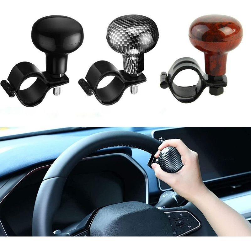 GENERICO - Perilla Giratoria Pomo 360 Universal para Volante