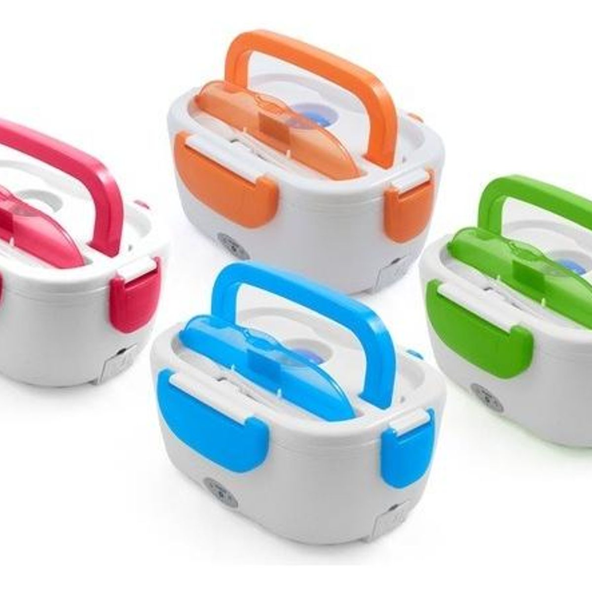 GENERICO - Pack 2 Loncheras Eléctricas Portátiles para Almuerzo