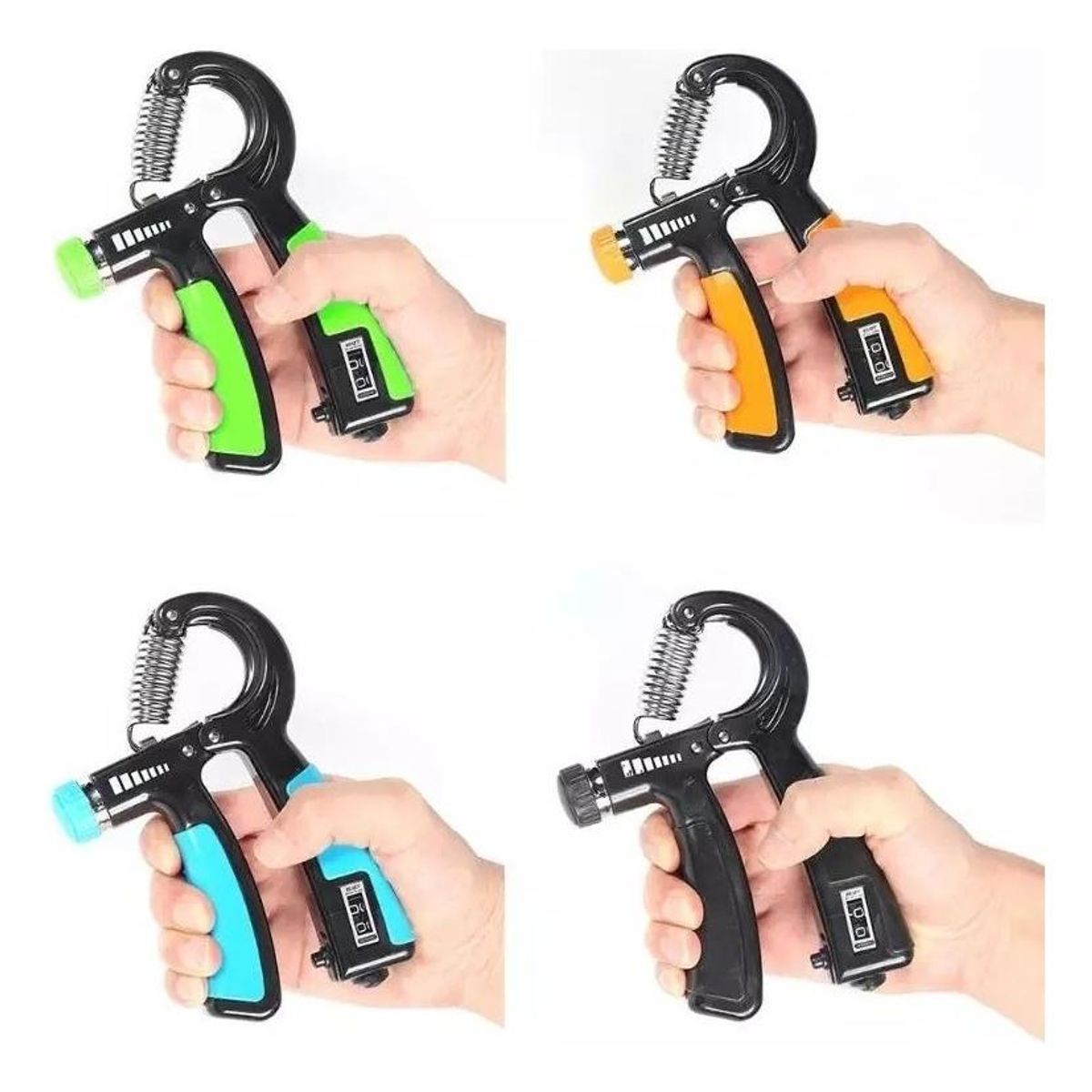 GENERICO - Manija de Agarre Ajustable 5-60kg para Fitness y Fuerza