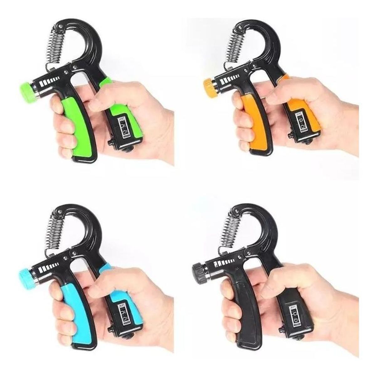 GENERICO - Manija de Agarre Ajustable 5-60kg para Fitness y Fuerza