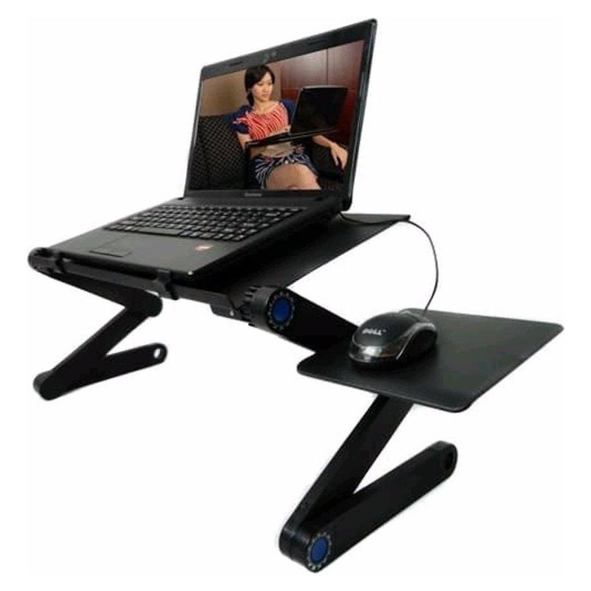 GENERICO - Mesa Plegable Portátil con Ventiladores Duales para Notebook