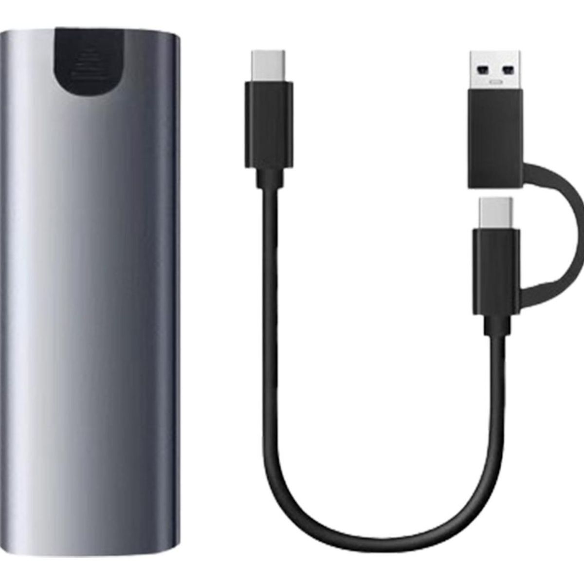 GENERICO - Cofre SSD M2 PCIe NVMe 10Gbps USB-C y USB-3