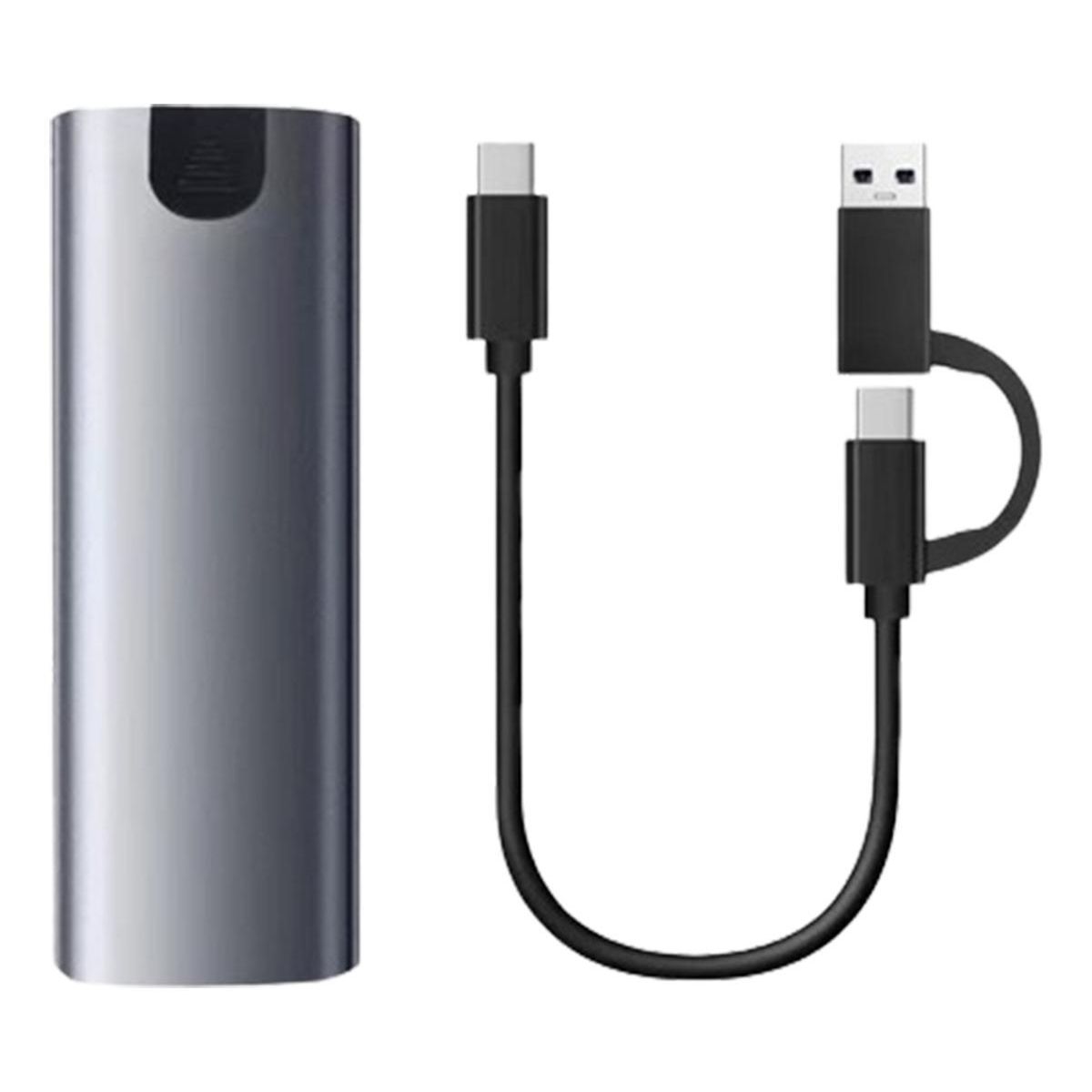 GENERICO - Cofre SSD M2 PCIe NVMe 10Gbps USB-C y USB-3