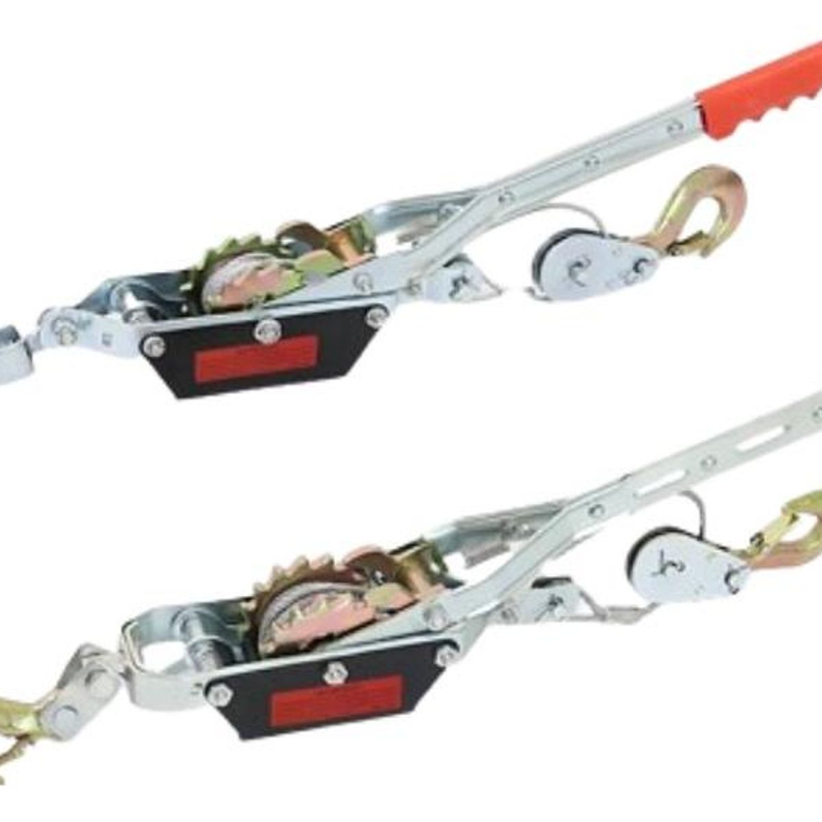 GENERICO - Tecle Manual de Palanca 2 Toneladas con Ganchos de Acero