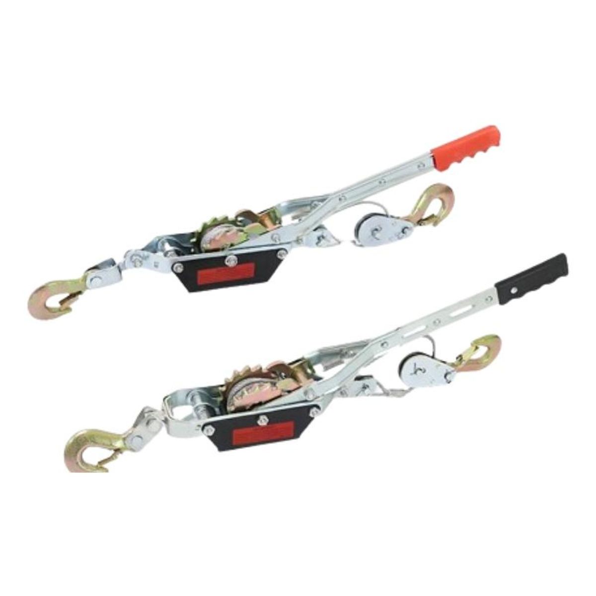 GENERICO - Tecle Manual de Palanca 2 Toneladas con Ganchos de Acero